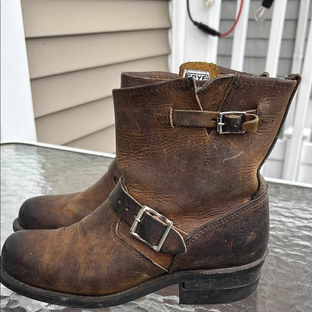 Frye Men's Brown Leather Boots